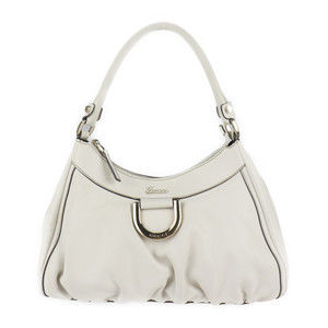 Gucci Abbey Handbag Leather White